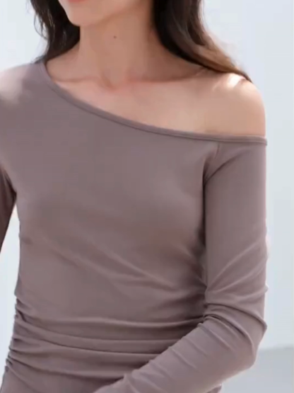 Lucille Asymmetric One-Shoulder Top