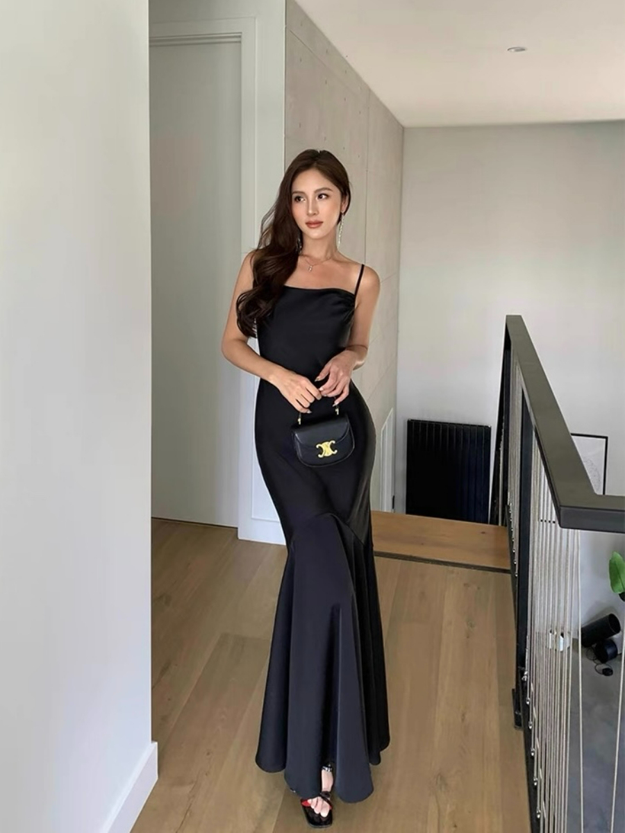 Kavya Swing Collar Cami Dress