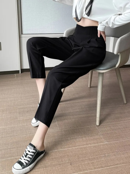 Luna Peg Leg Pants-The Black Bow-