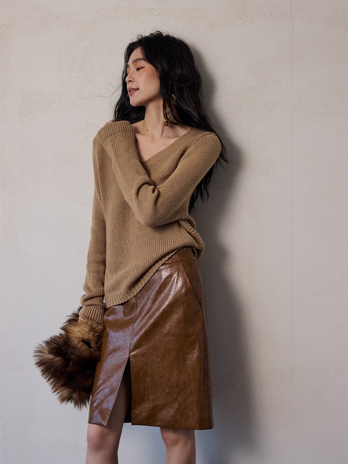 Honor Relaxed Knit Long-Sleeve Top