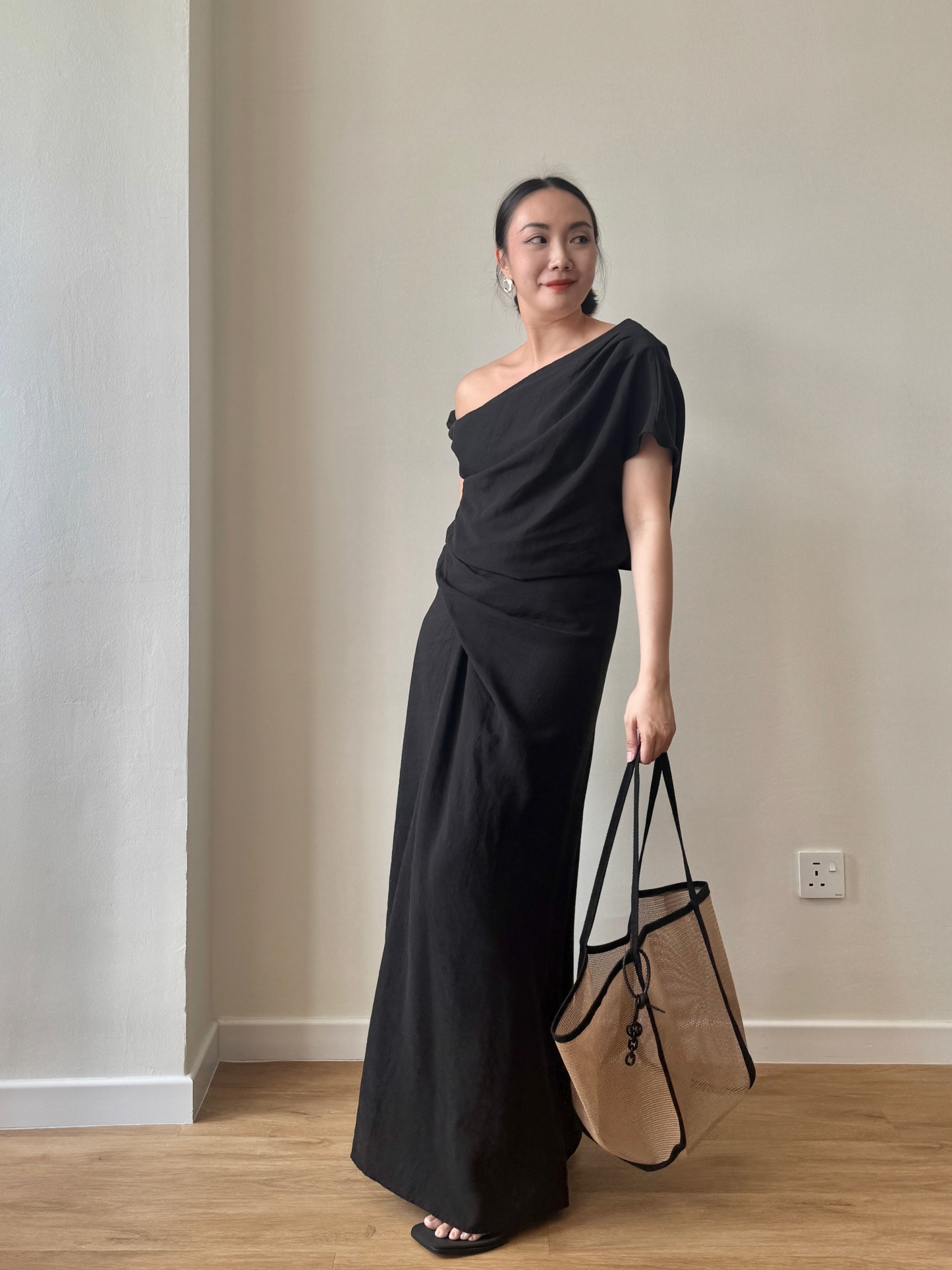 Leura One Shoulder Top & Maxi Skirt Set