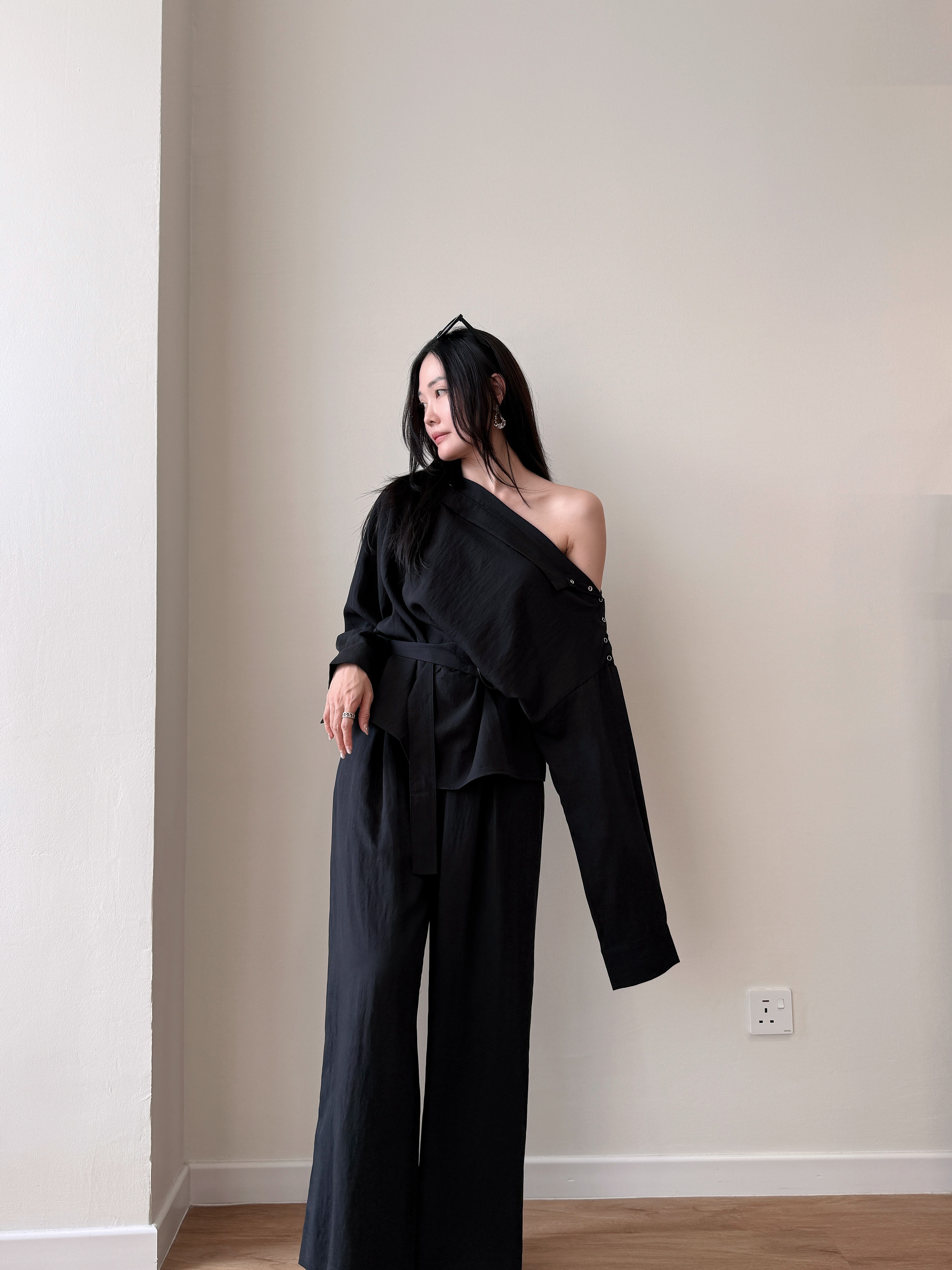 Warren One Shoulder Top & Pants Set