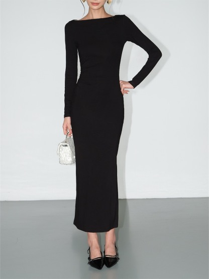 Livia Bodycon Knit Maxi Dress
