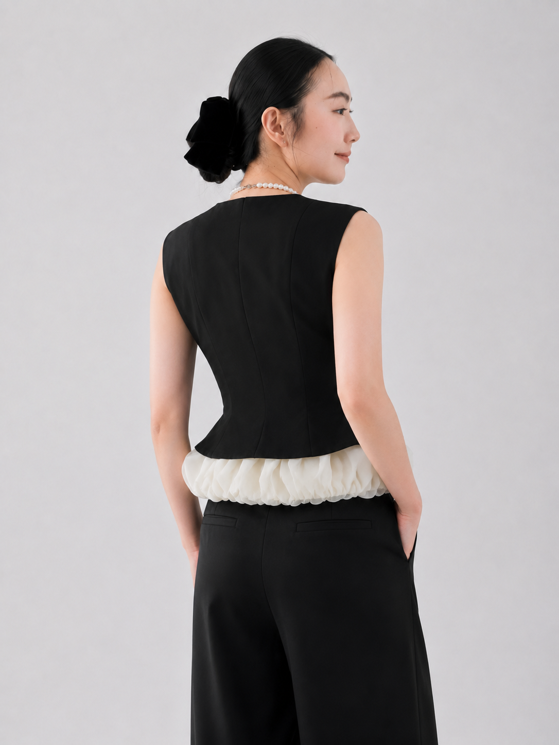 Charlotte Trim Peplum Top