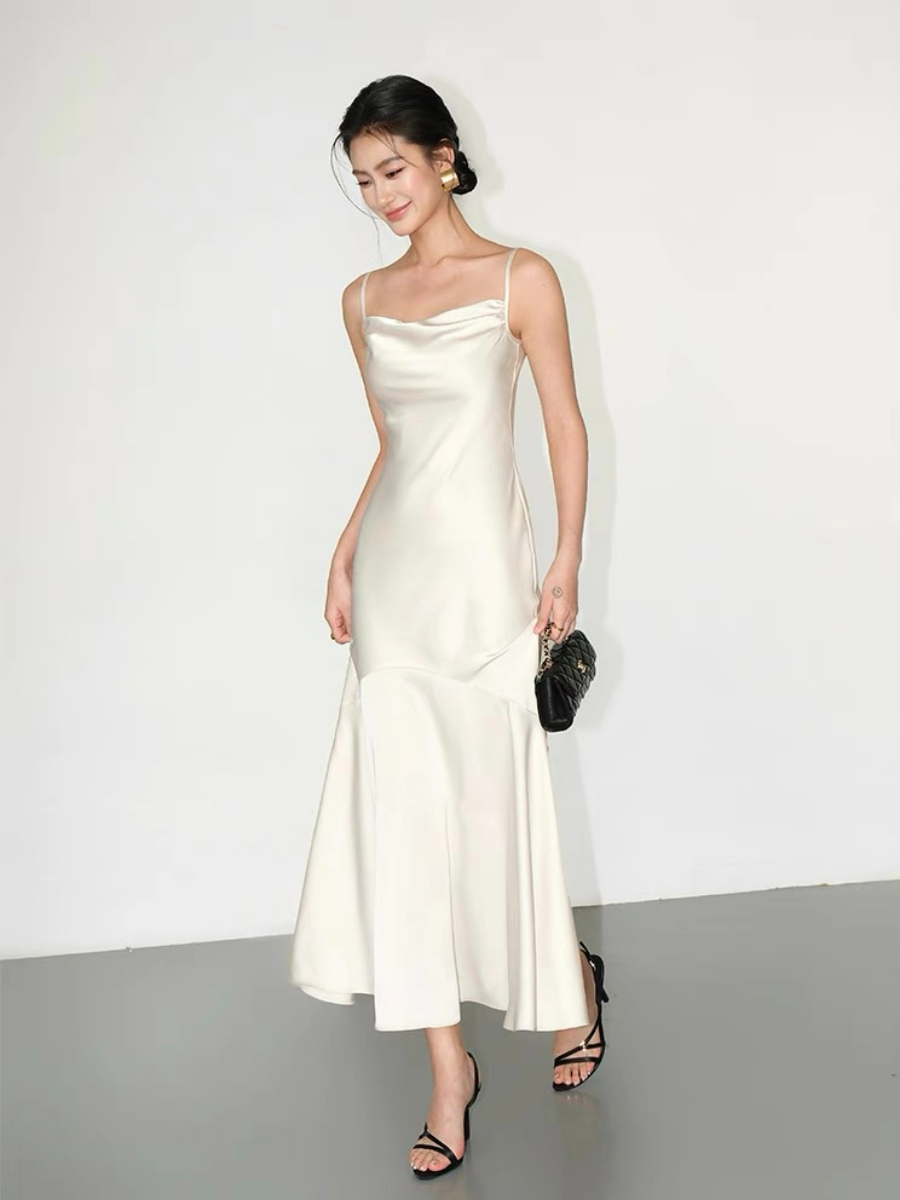 Kavya Swing Collar Cami Dress