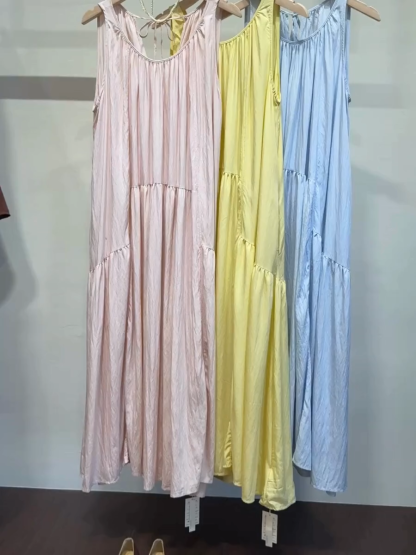 Kayla Round Neck Trapeze Dress (DR106)