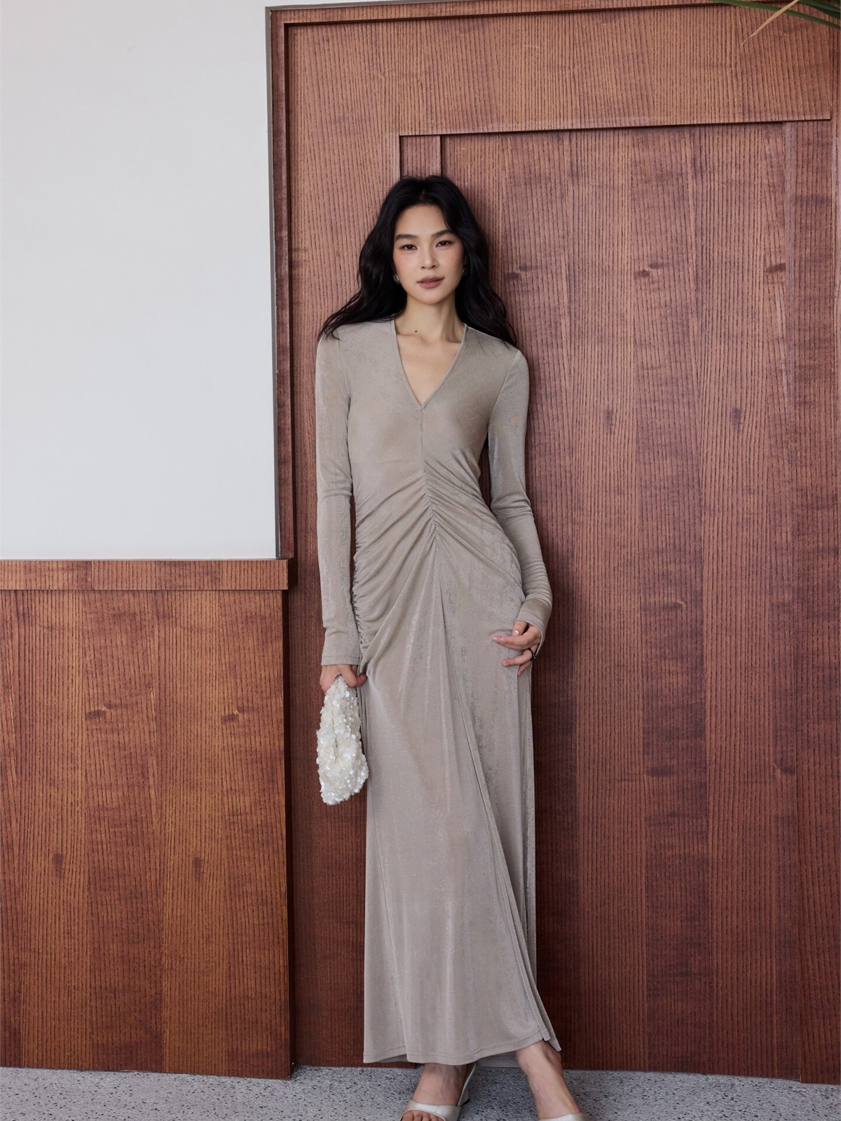 Hadley Long-Sleeve Maxi Dress