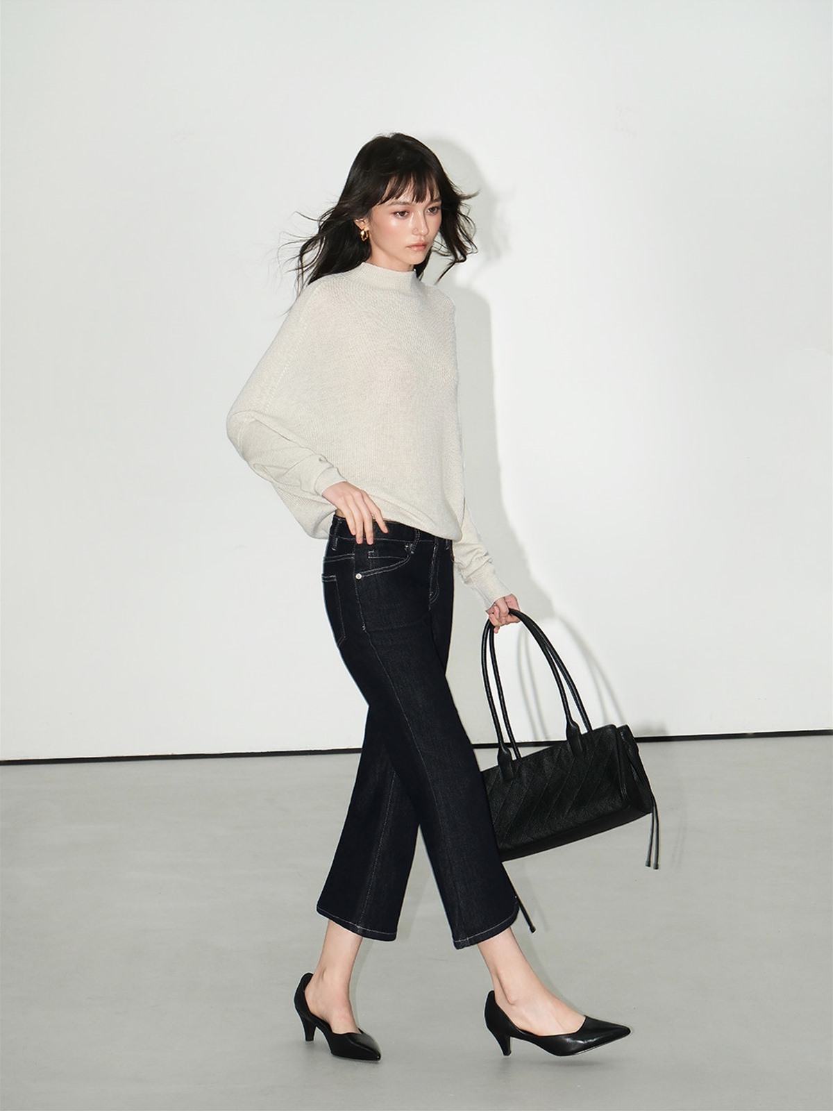 Laurel Cropped Flare Jeans