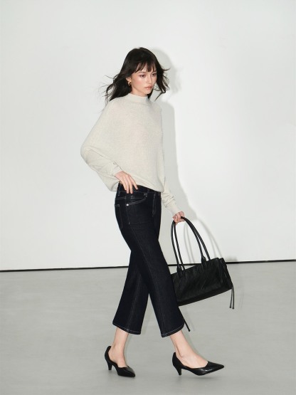 Laurel Cropped Flare Jeans
