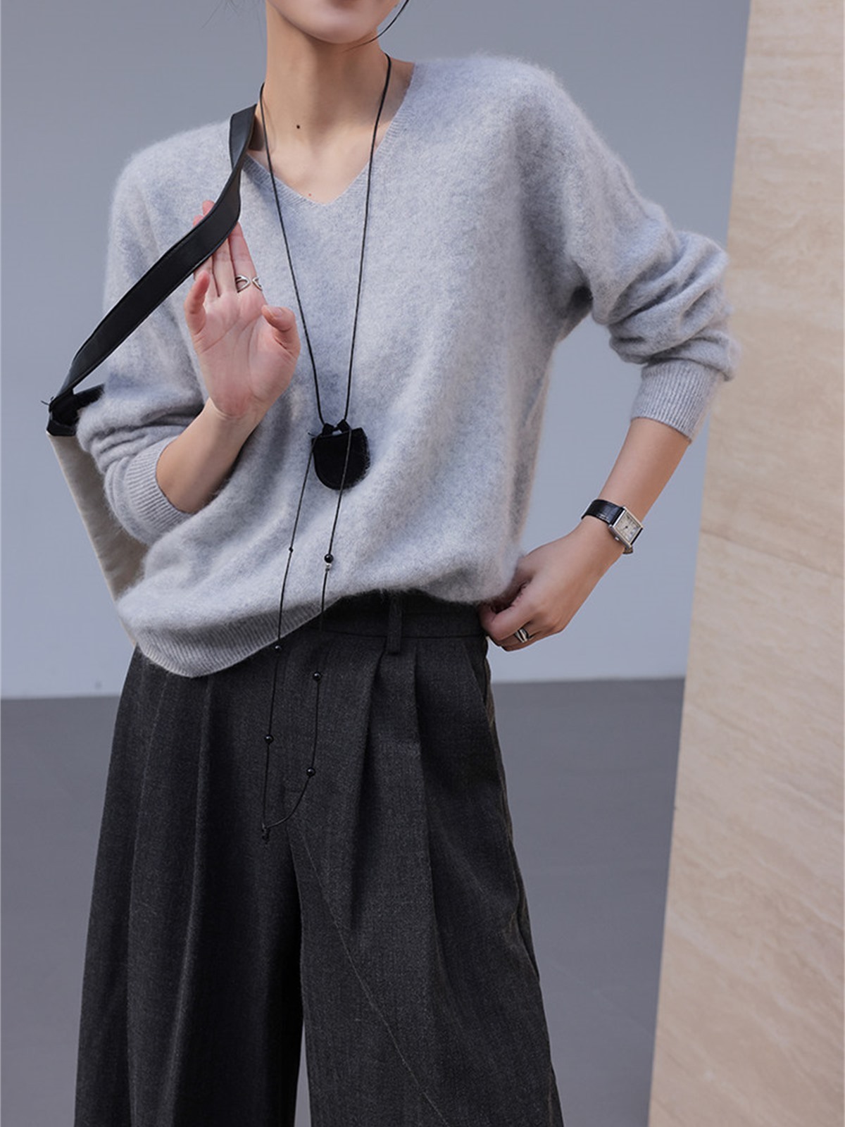 Heranny Furry Wool Top