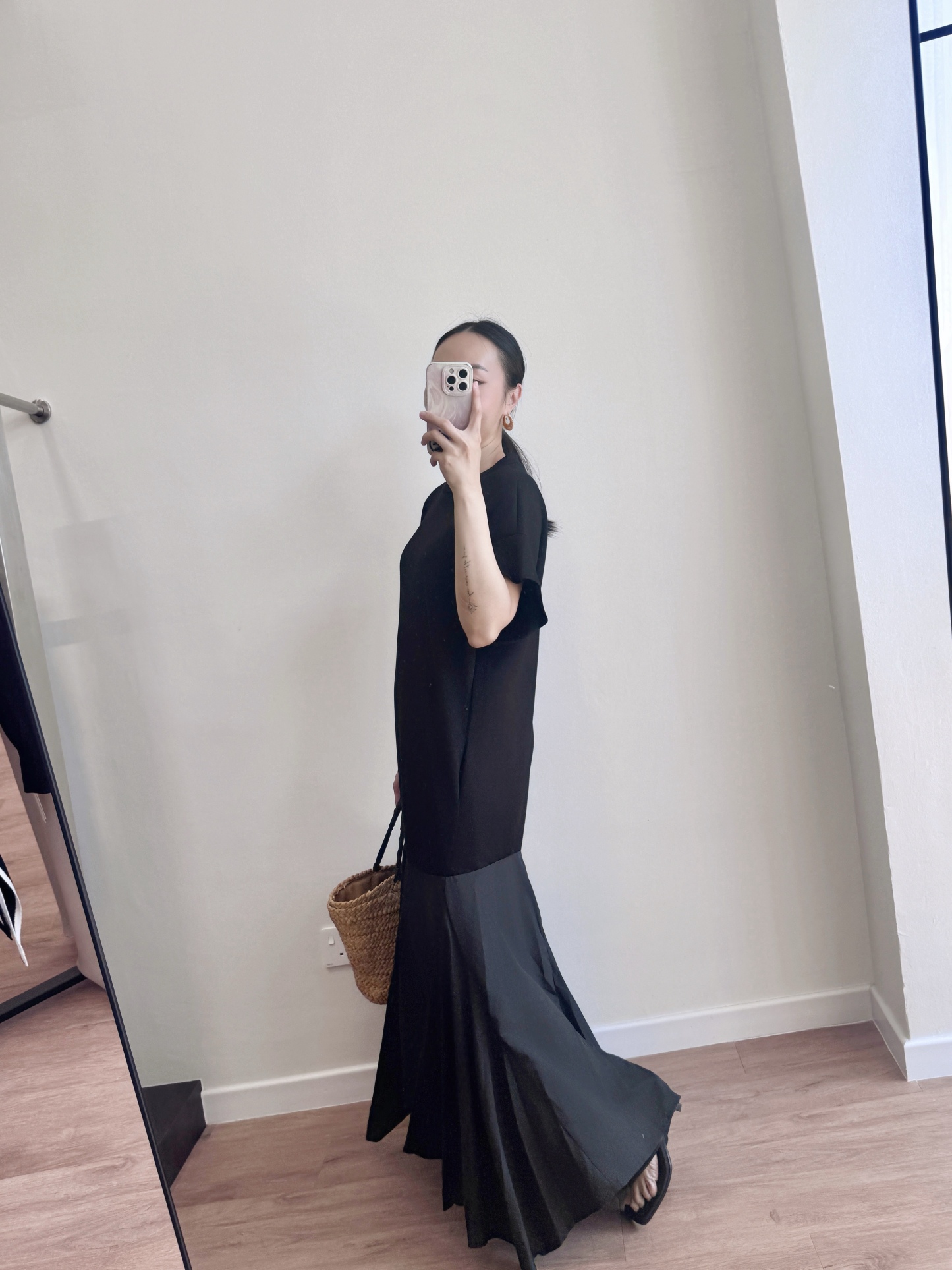 Vivica Sheer Flare Dress