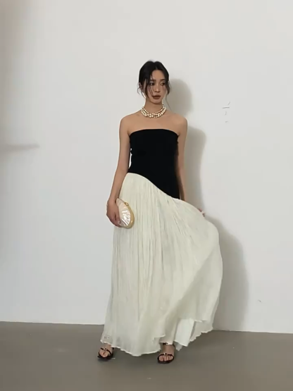 Yeely Color Contrast Prom Dress