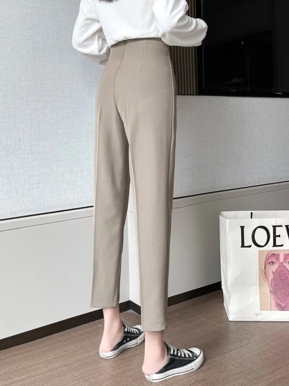 Luna Peg Leg Pants-The Black Bow-