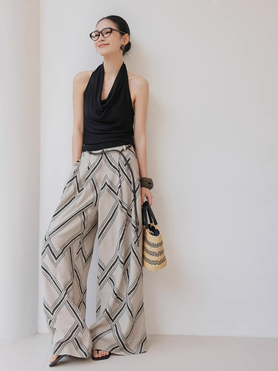 Michelle Grid Culottes