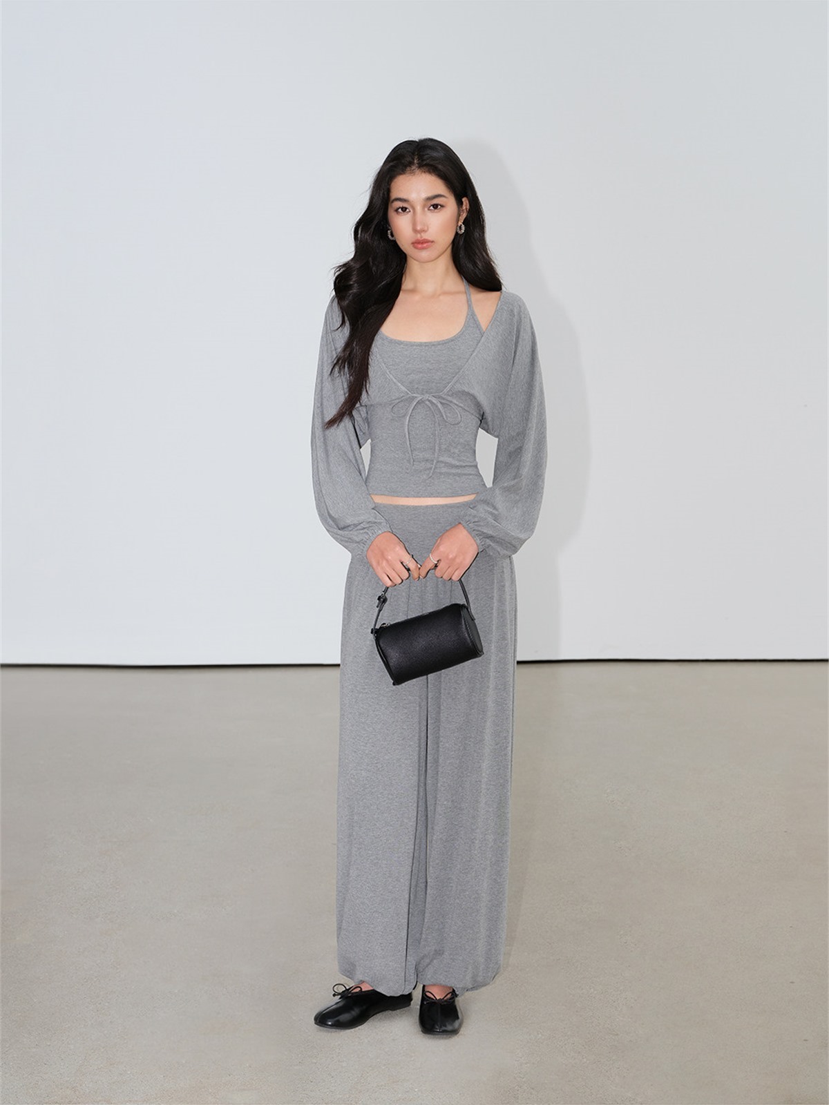 Loredana Camisole, Cropped Cardigan & Wide-Leg Pants (Sold Separately)