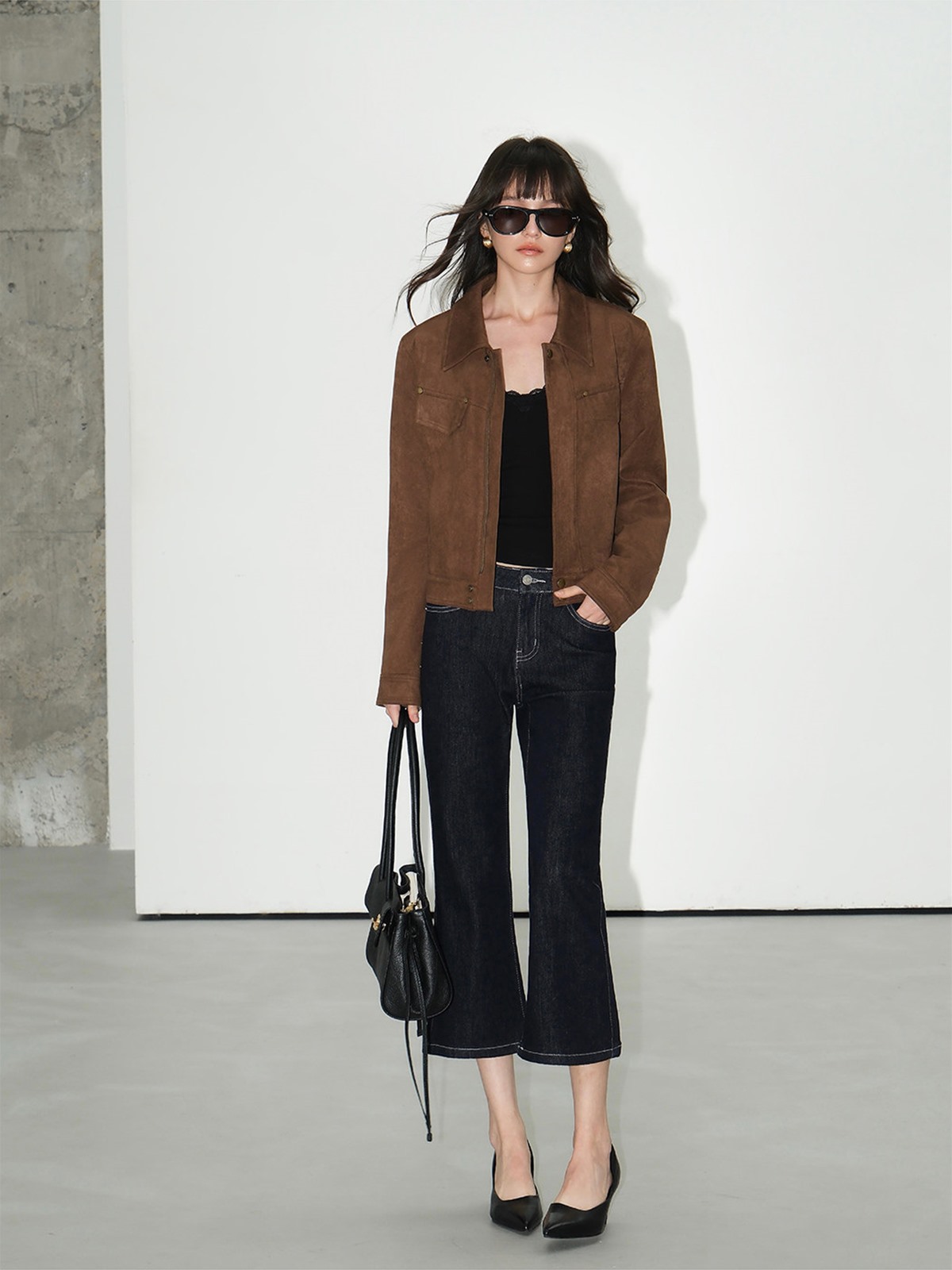 Laurel Cropped Flare Jeans