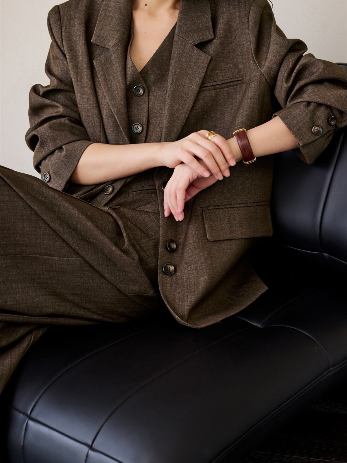 Harriet Textured Blazer, Vest & Pants (Sold Separately)