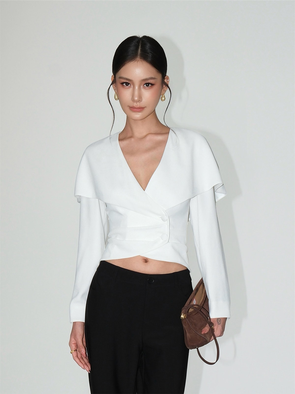 Louie Sculpted Capalet Blazer