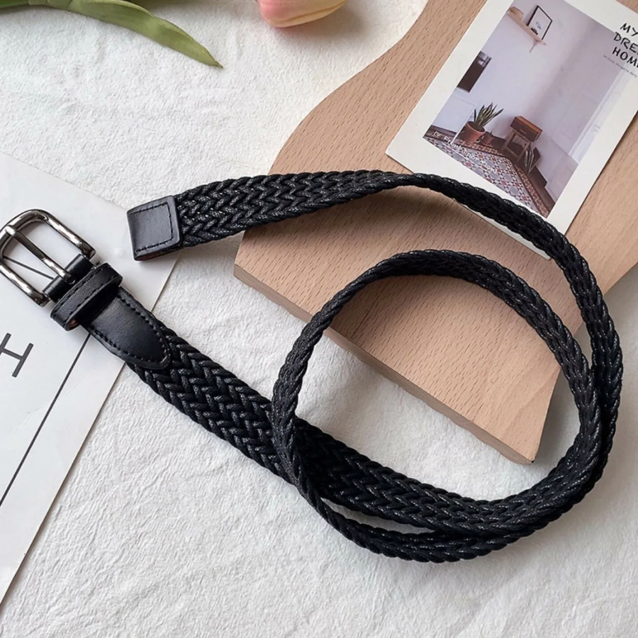 Chloe Weave Belt-The Black Bow-