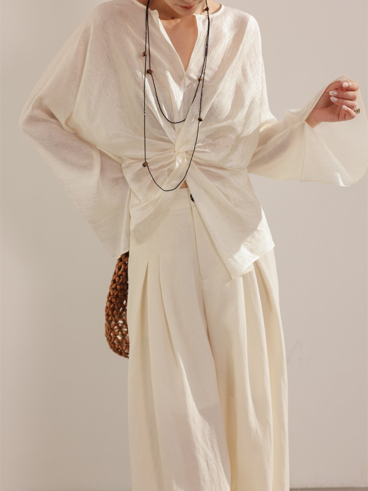 Haven Tie-Front Blouse