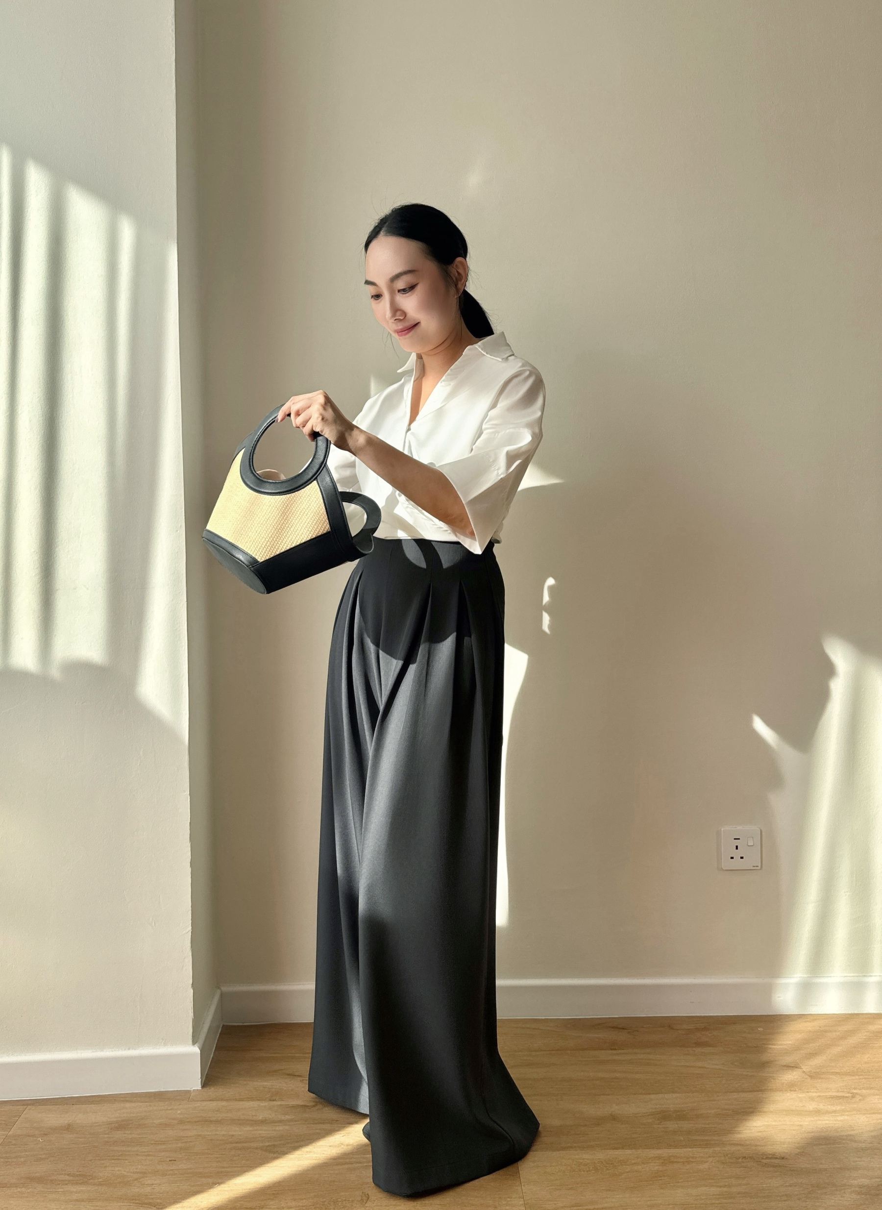Verona Mid Sleeve Waist Tie Shirt