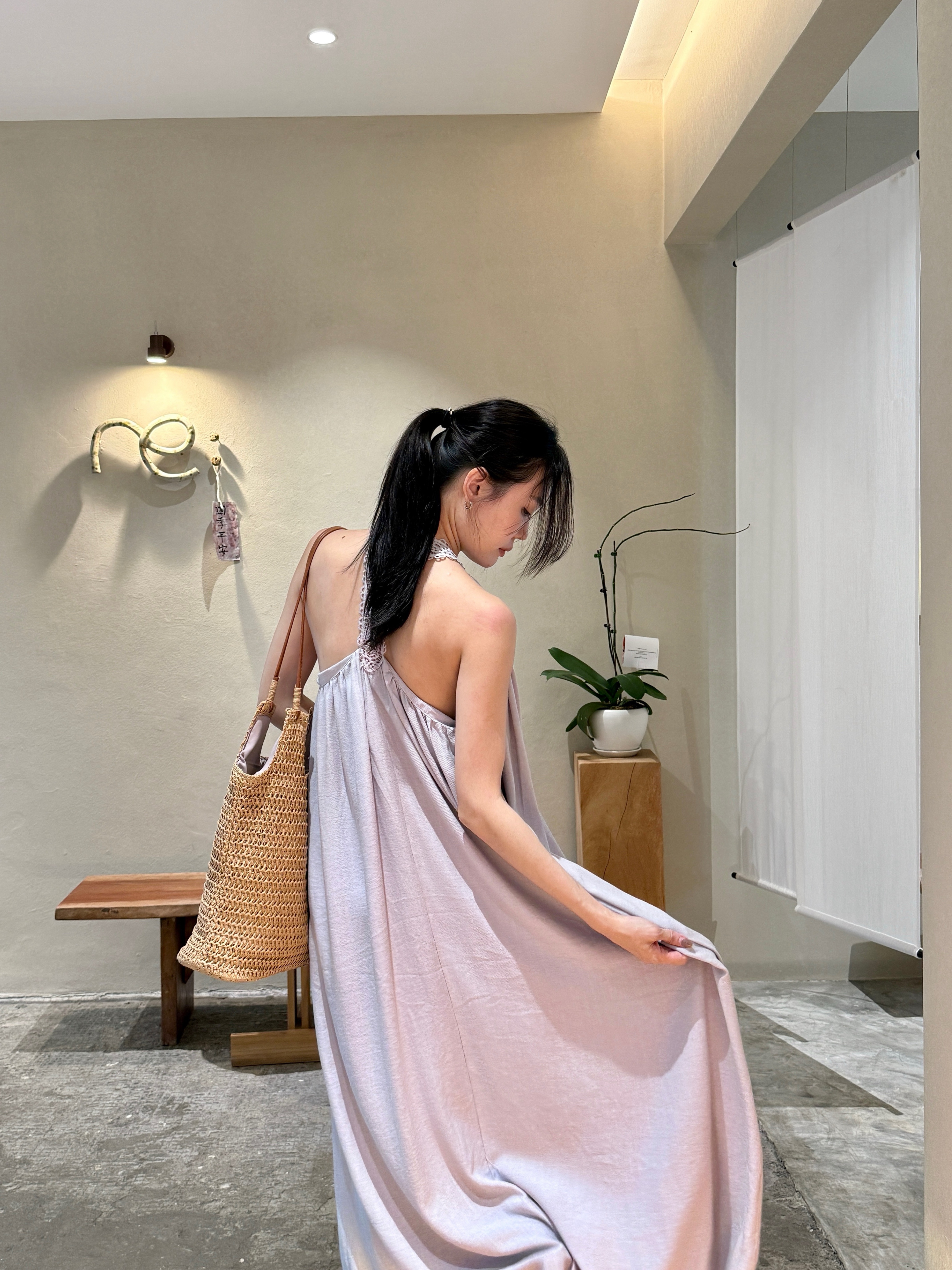 Yohaira Back Lacey Dress
