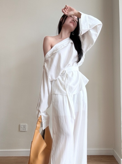 Warren One Shoulder Top & Pants Set
