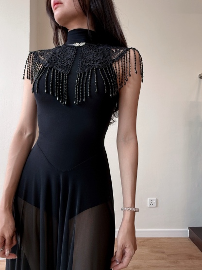 Dracula Bodycon Sheer Maxi Dress