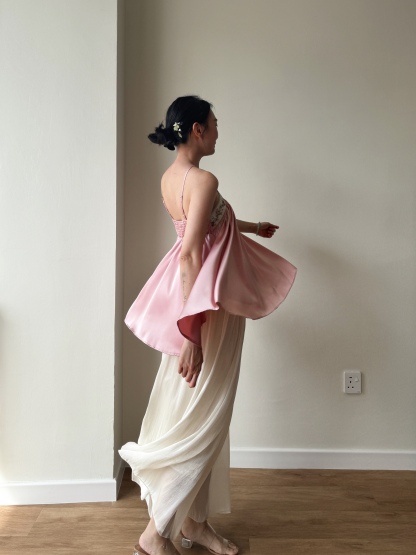 Li Mei Halter Neck Oriental Top