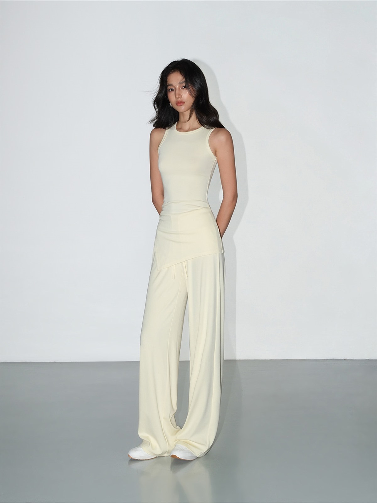 Lenora Draped Tank Top & Wide-Leg Pants (Sold Separately)