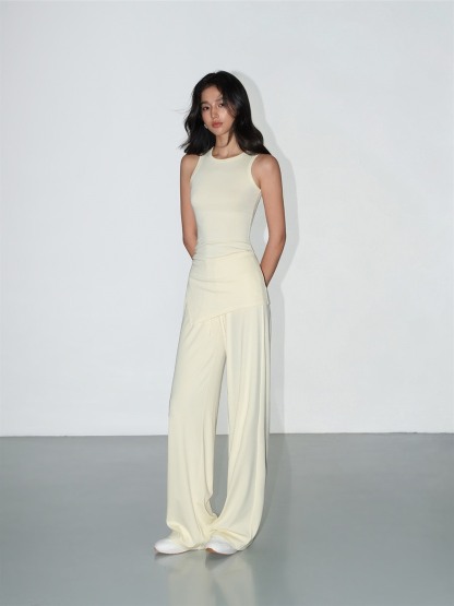 Lenora Draped Tank Top & Wide-Leg Pants (Sold Separately)