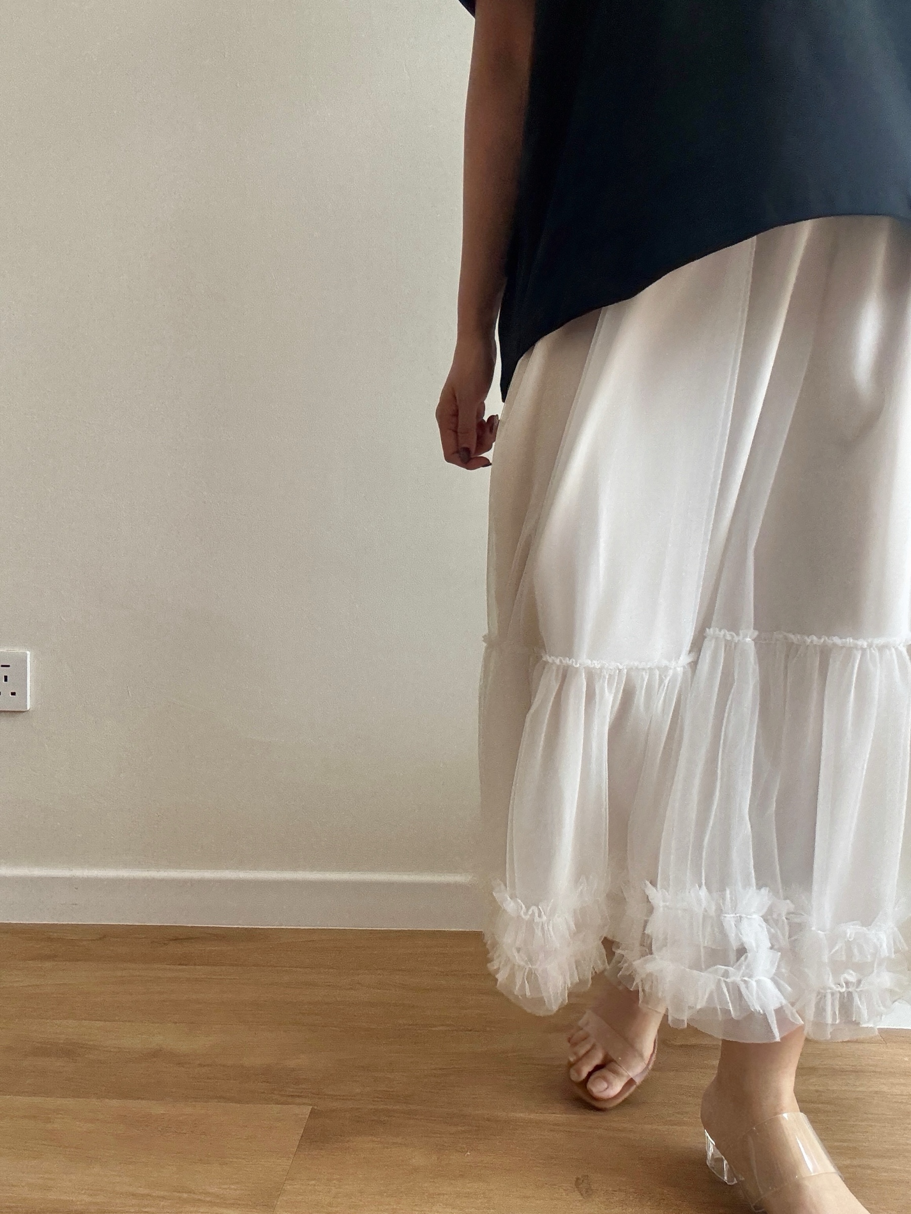 Venyce Layered Mesh Skirt