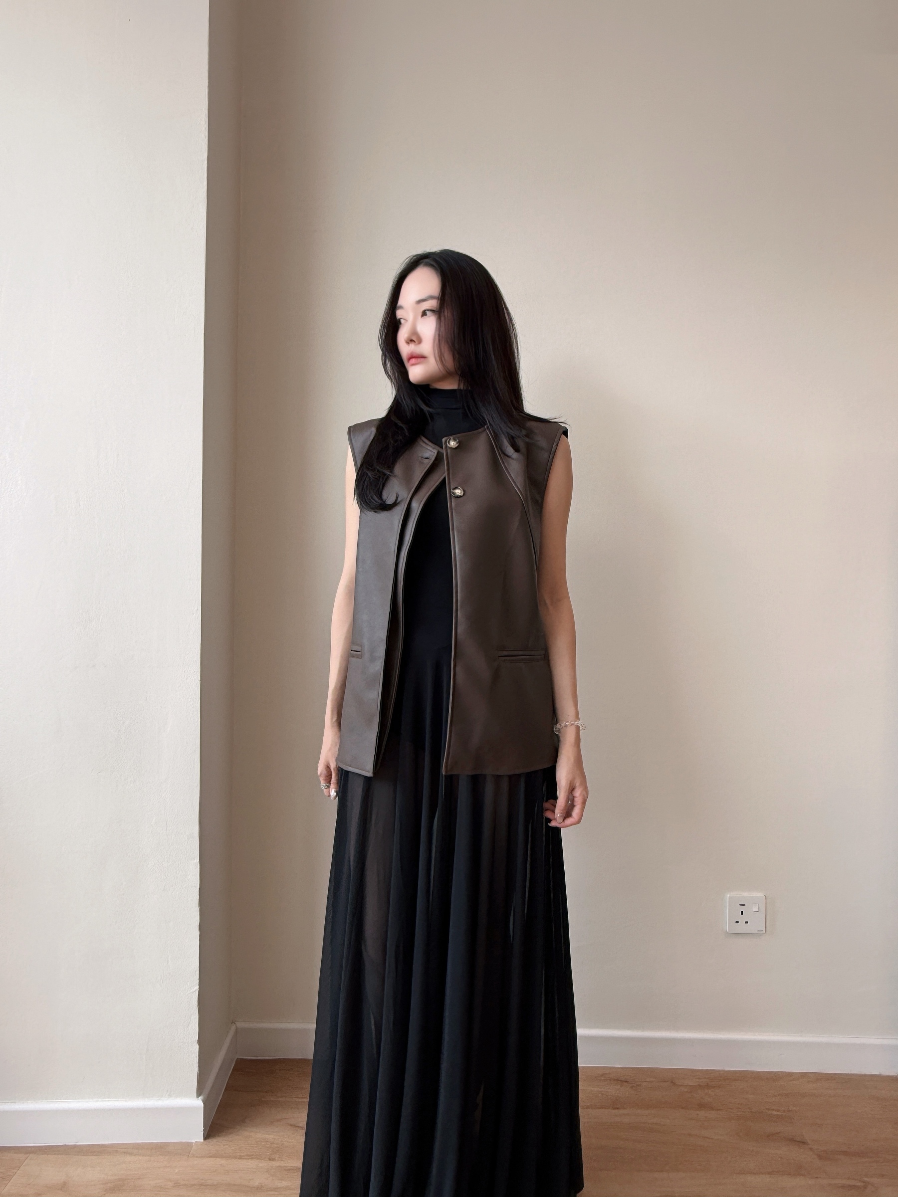 Dracula Bodycon Sheer Maxi Dress