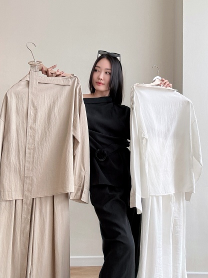 Warren One Shoulder Top & Pants Set