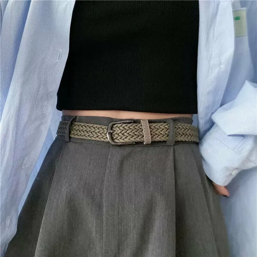 Chloe Weave Belt-The Black Bow-