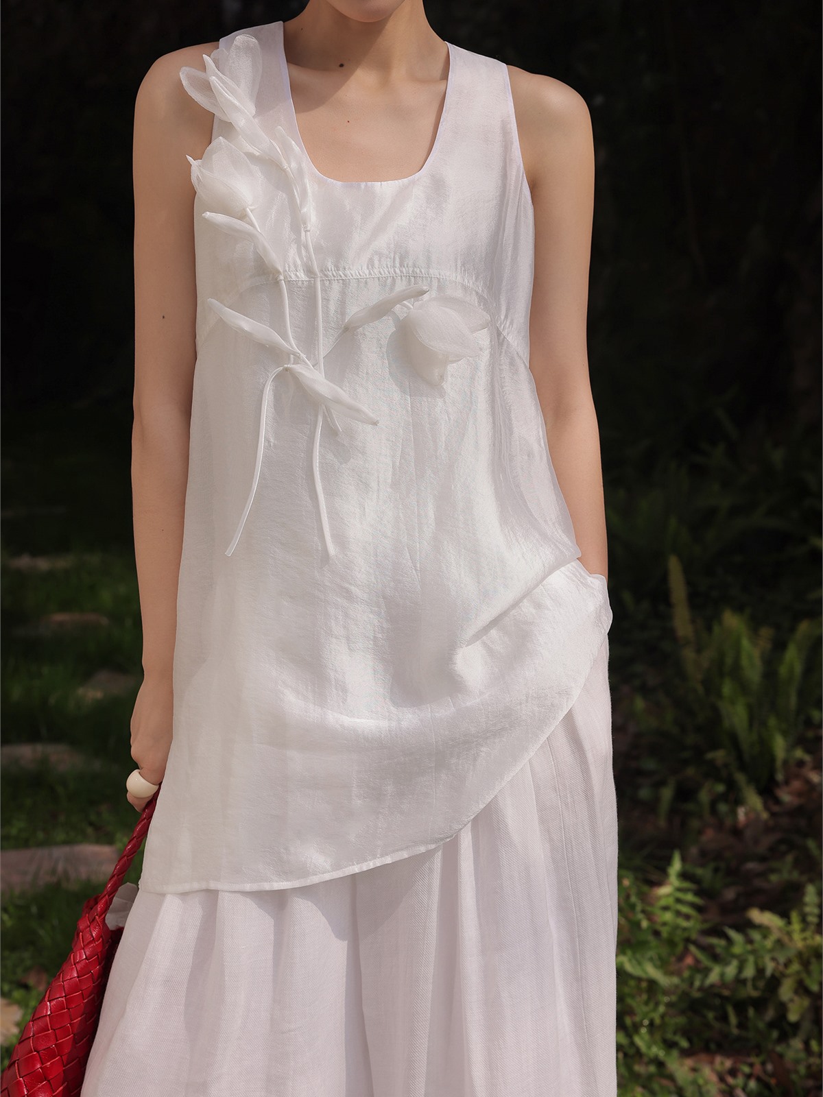 Hope Floral Scoop-Neck Sleeveless Top