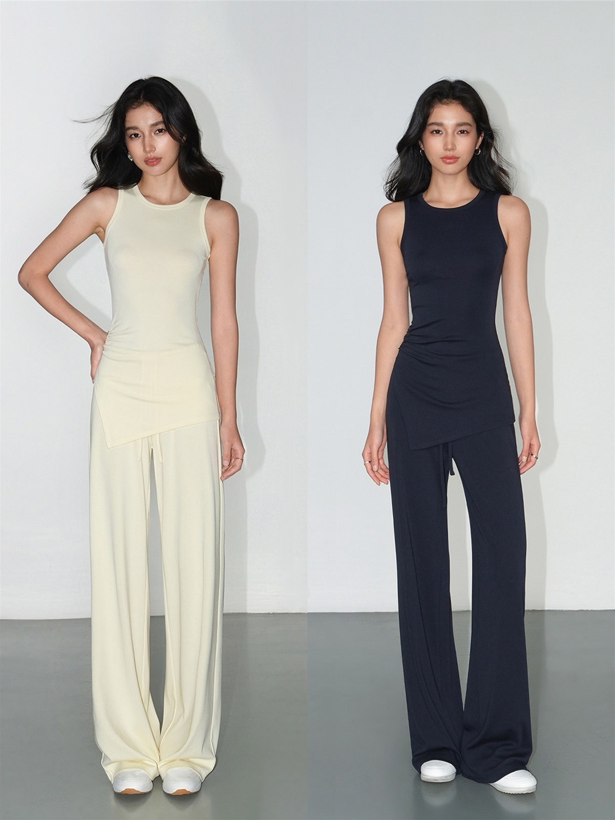 Lenora Draped Tank Top & Wide-Leg Pants (Sold Separately)