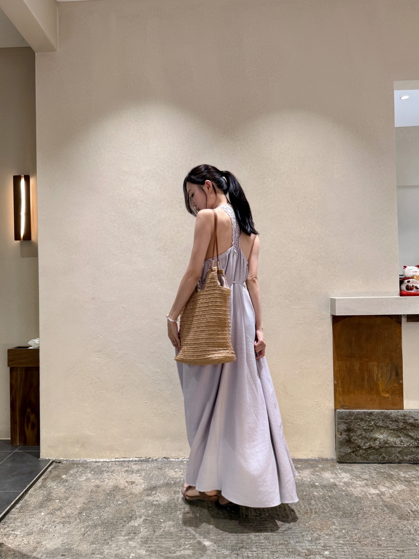 Yohaira Back Lacey Dress