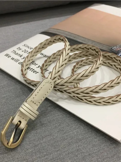 Natalie Weave Belt-The Black Bow-