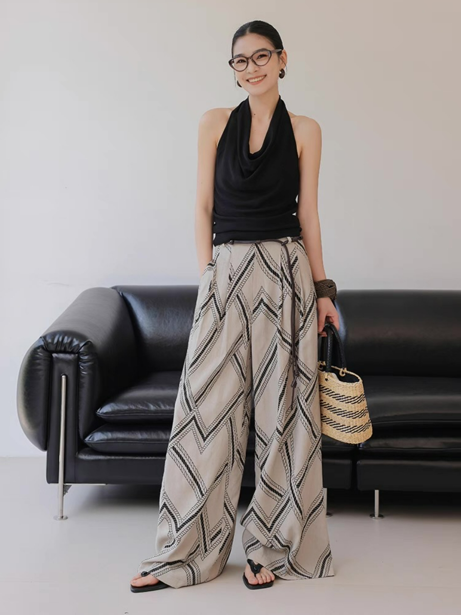 Michelle Grid Culottes