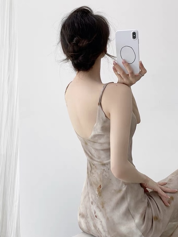 Kashy Water Colour Chiffon Cami Dress