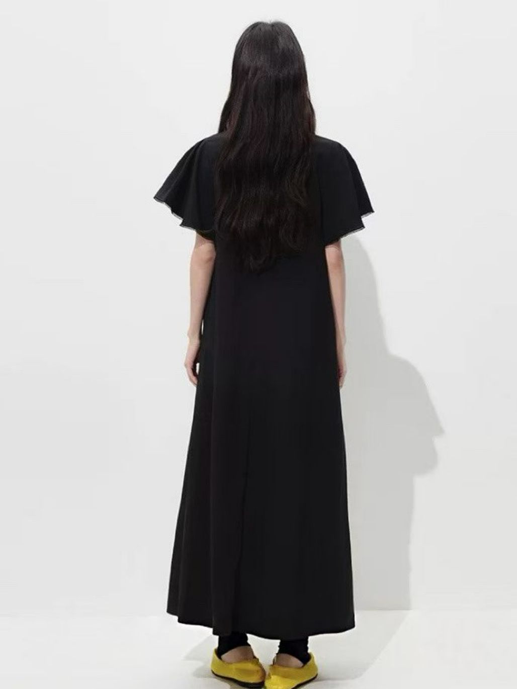 Pasha Flounce Sleeve Maxi Dress