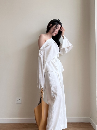 Warren One Shoulder Top & Pants Set