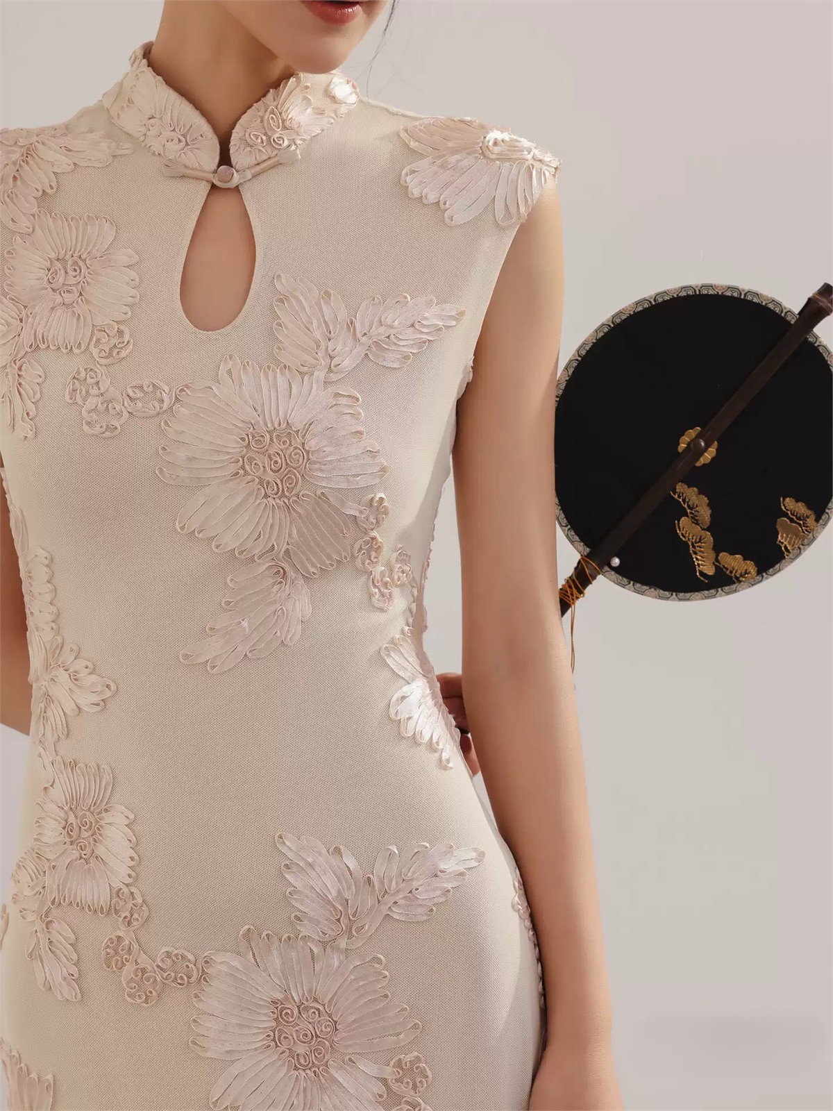 Yun Xi Petal Cheongsam