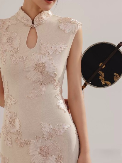 Yun Xi Petal Cheongsam