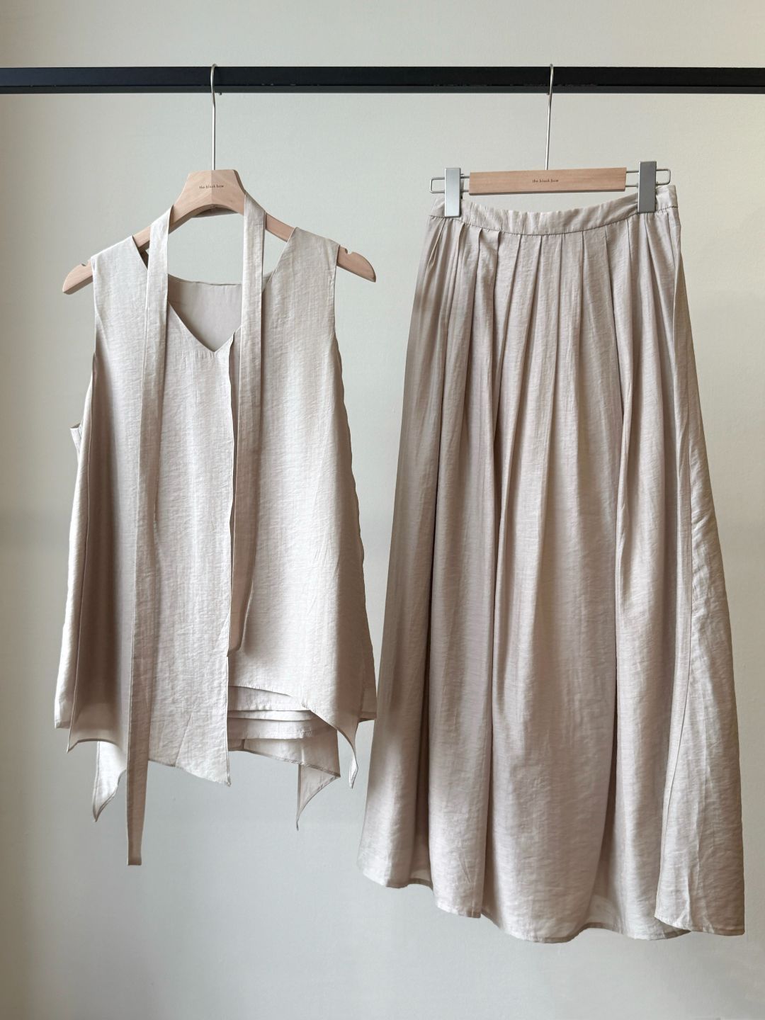 Peyton Tencel Sleeveless Top & Skirt Set 