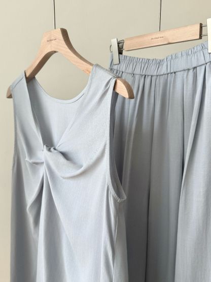 Penelop Front Knot Top & Pants Set