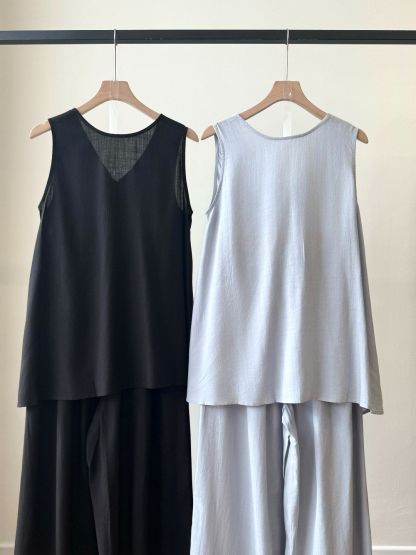 Penelop Front Knot Top & Pants Set
