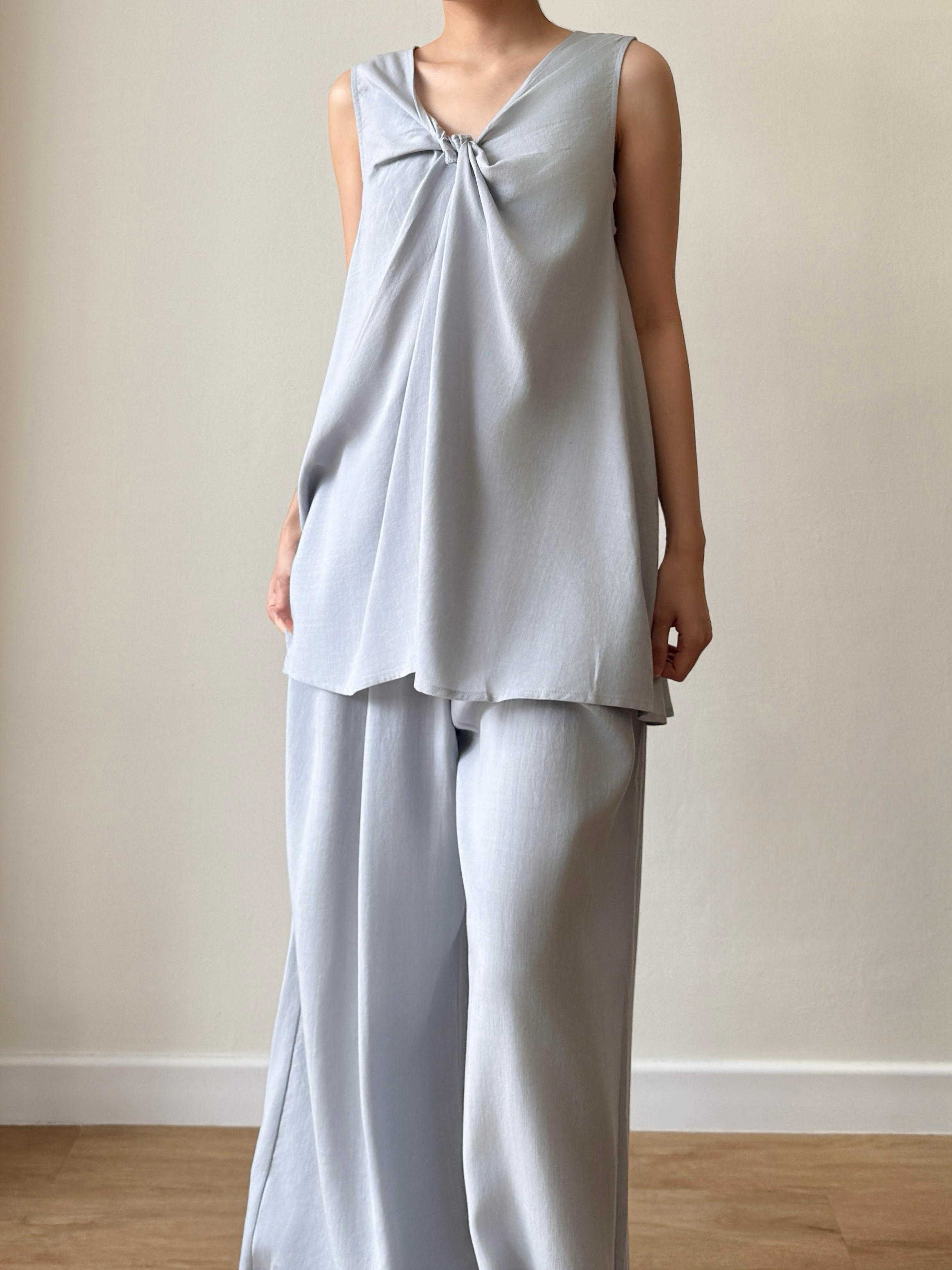 Penelop Front Knot Top & Pants Set