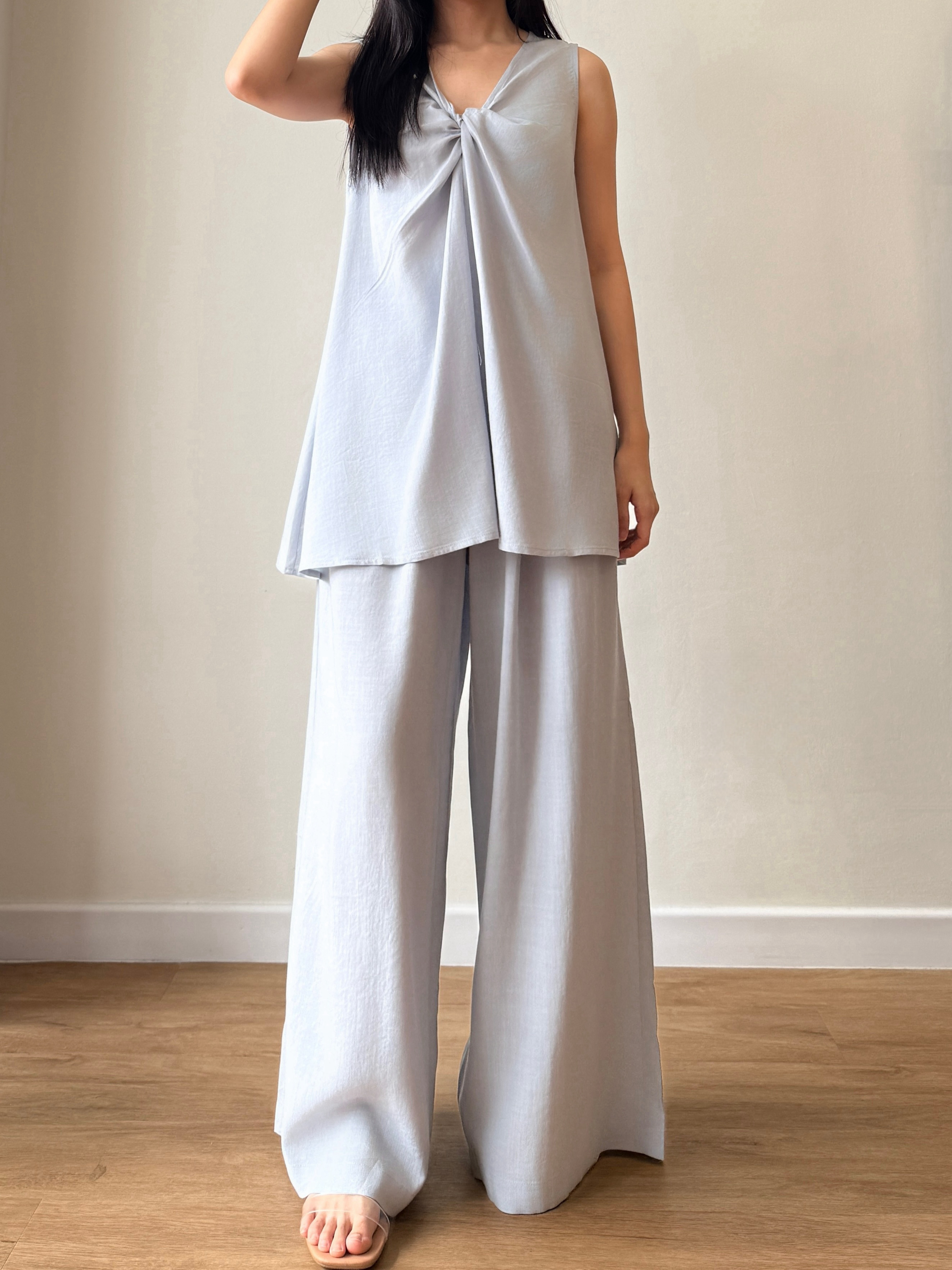 Penelop Front Knot Top & Pants Set